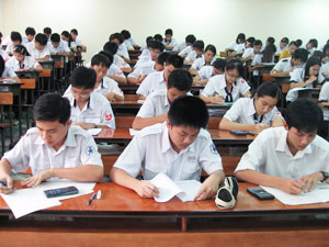 Học sinh THPT tham gia kỳ thi Giải Trần Đại Nghĩa trên Báo Giáo Dục TP.HCM lần 5