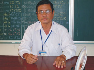 Thầy Lê Văn Quang - Hiệu trưởng nhà trường