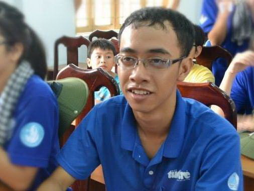 Phạm Quang Huy (21 tuổi, ĐH Luật TP.HCM) - Ảnh Minh Huyền