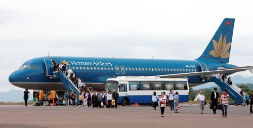 Tuy bị xịt lốp nhưng máy bay của Vietnam Airlines đã hạ cánh an toàn - Ảnh minh họa