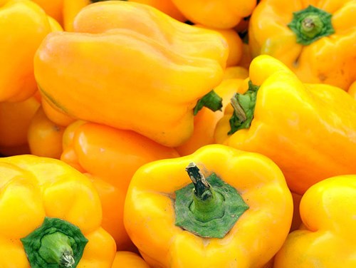 Ớt chuông vàng giàu vitamin C tốt cho phụ nữ đang uống thuốc tránh thai - Ảnh: Shutterstock