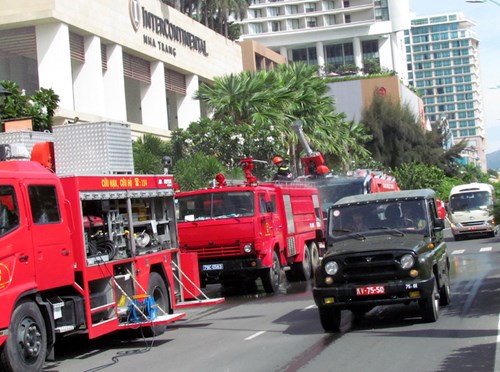 Chữa cháy, cứu nạn ở khách sạn cao 29 tầng tại Nha Trang ảnh 2