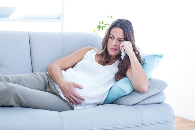 Trầm cảm trong thai kỳ ảnh hưởng đến sức khỏe của mẹ và bé - Ảnh: Shutterstock