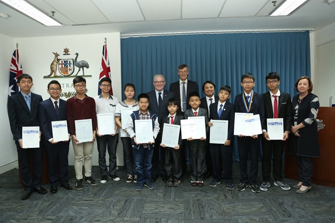11 học sinh Việt đạt giải cao trong cuộc thi toán học Australia