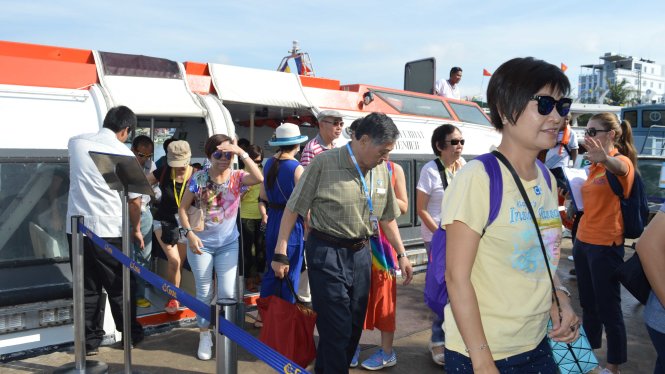 Tàu Italia chở gần 2.200 du khách cập đảo Phú Quốc 