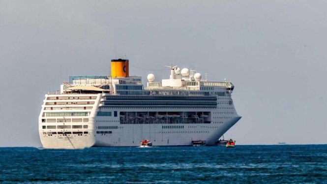 Tàu Italia chở gần 2.200 du khách cập đảo Phú Quốc 