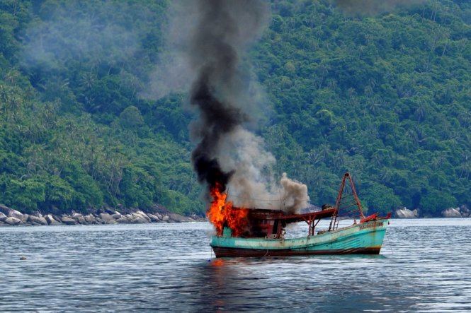 Cơ quan chức năng Việt Nam nói gì về sự cố với tàu Indonesia? 