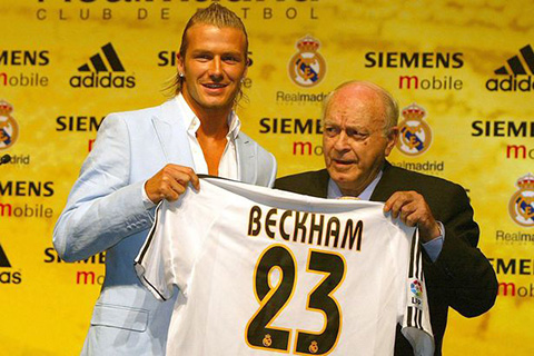 Beckham chọn Real thay vì Barca