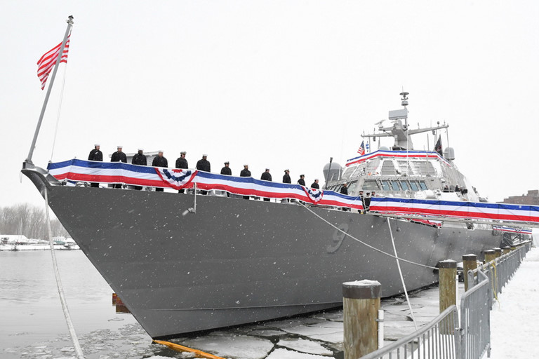Tàu USS Little Rock đang bị đóng băng ở Canada /// Hải quân Mỹ