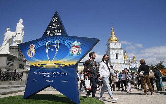 Kiev bận rộn chuẩn bị cho chung kết Champions League