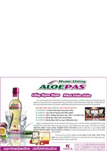 Nước uống ALOEPAS: Uống Ngon Ngon - Nhai Giòn Giòn