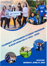 Mỹ công bố học bổng thạc sĩ Fulbright năm học 2024-2025