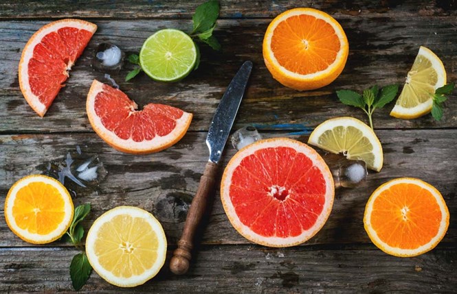 Trái cây giống cam quýt tốt cho mắt  /// Ảnh: Shutterstock