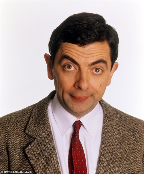 Nam diễn viên người Anh Rowan Atkinson trong tạo hình Mr Bean