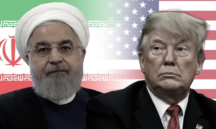 Tổng thống Trump (phải) và Tổng thống Iran Hassan Rouhani. Ảnh: TNS.