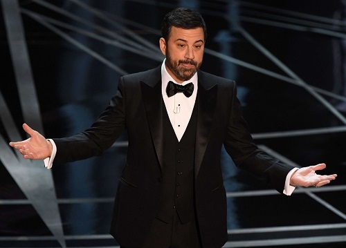 Jimmy Kimmel là người gần nhất dẫn Oscar (năm 2018). Ảnh: AFP.