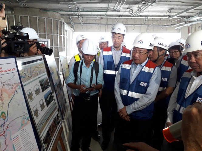 Phó Thủ tướng Phạm Bình Minh thị sát tuyến metro số 1,gỡ vướng các dự án vốn ODA - ảnh 5