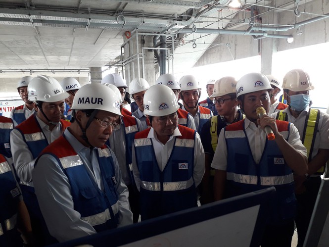 Phó Thủ tướng Phạm Bình Minh thị sát tuyến metro số 1,gỡ vướng các dự án vốn ODA - ảnh 6