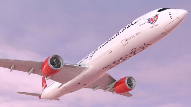 Chiếc A350 của Virgin Atlantic năm 2019.