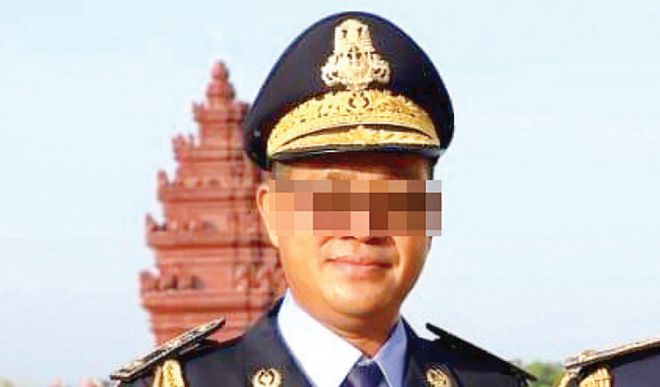 Chuẩn tướng Hin Sok Kheng /// Ảnh chụp màn hình Khmer Times