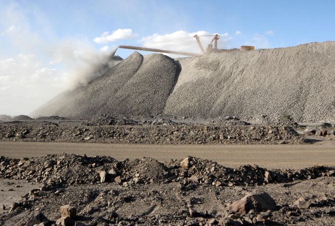 Mỏ đất hiếm Bayan Obo ở Nội Mông, Trung Quốc  /// Ảnh: Reuters 