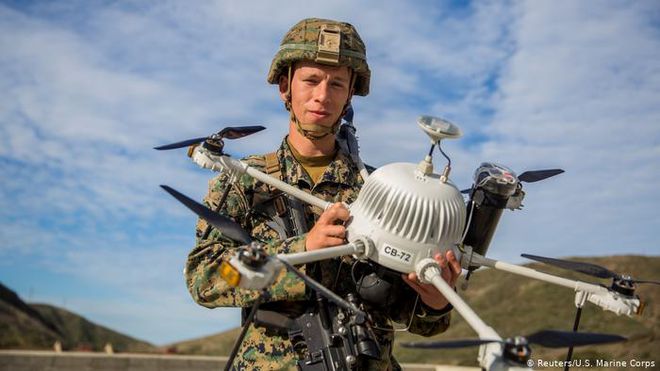 Công nghệ AI đang được trang bị trong các máy bay không người lái của quân đội /// Reuters