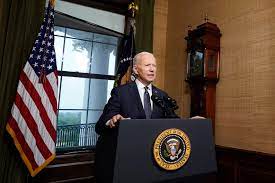 Tổng thống Joe Biden vừa bị các nghị sĩ đảng Dân chủ chỉ trích mạnh mẽ /// Reuters