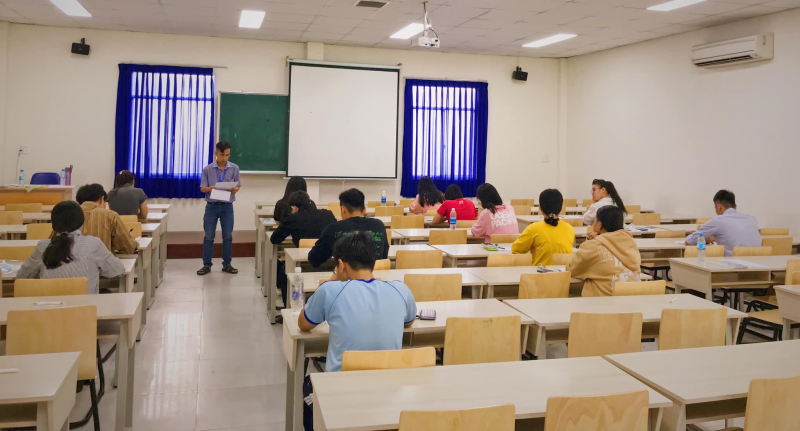 Thí sinh tham gia kỳ thi đánh giá năng lực của Trường ĐH Nguyễn Tất Thành năm 2019. Năm nay trường này không tổ chức kỳ thi riêng  /// ẢNH: DUY ANH 