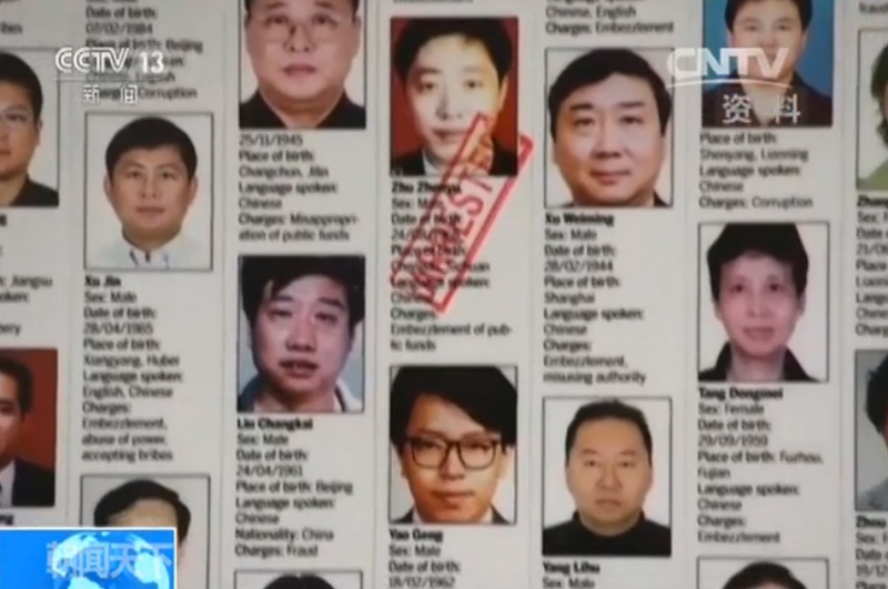 Một số đối tượng bị bắt và đưa về nước trong chiến dịch Săn cáo của Trung Quốc /// Ảnh chụp màn hình HuffPost