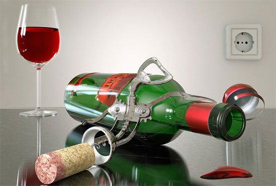 Cách bảo quản rượu vang nổ