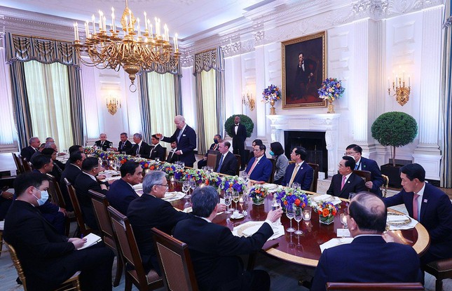 Hình ảnh Thủ tướng Phạm Minh Chính và các lãnh đạo ASEAN tại Nhà trắng ảnh 3