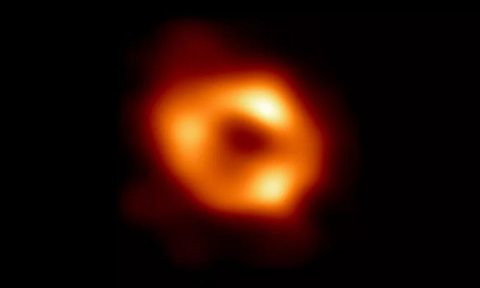 Ảnh chụp hố đen Sagittarius A* ở trung tâm dải Ngân Hà.