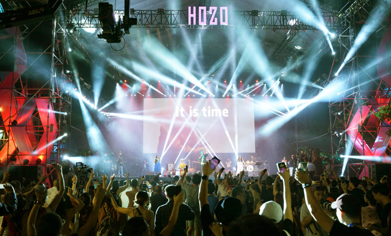 Hình ảnh trong lễ hội âm nhạc quốc tế Hò Dô (Hozo) 2019