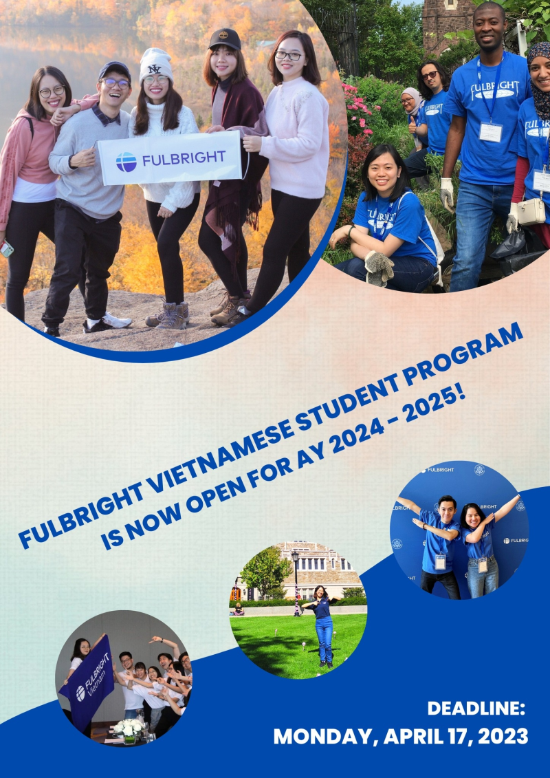 Mỹ công bố học bổng thạc sĩ Fulbright năm học 2024-2025 - ảnh 1