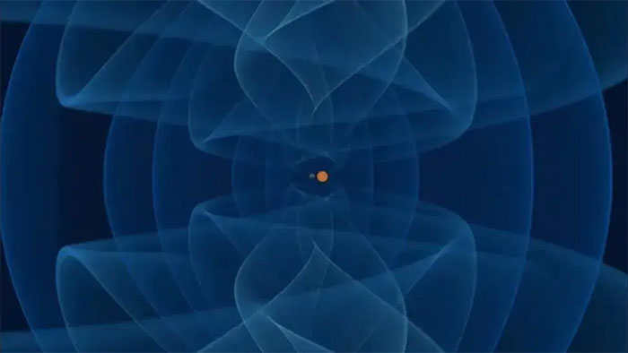 Sao neutron và vật thể bí ẩn tỏa ra sóng hấp dẫn chấn động không - thời gian